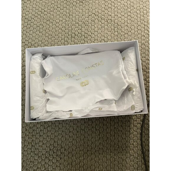 Caroline Constas $360 Silver Morgan Strappy Sandals Designer Shoes NEW - Picture 12 of 12